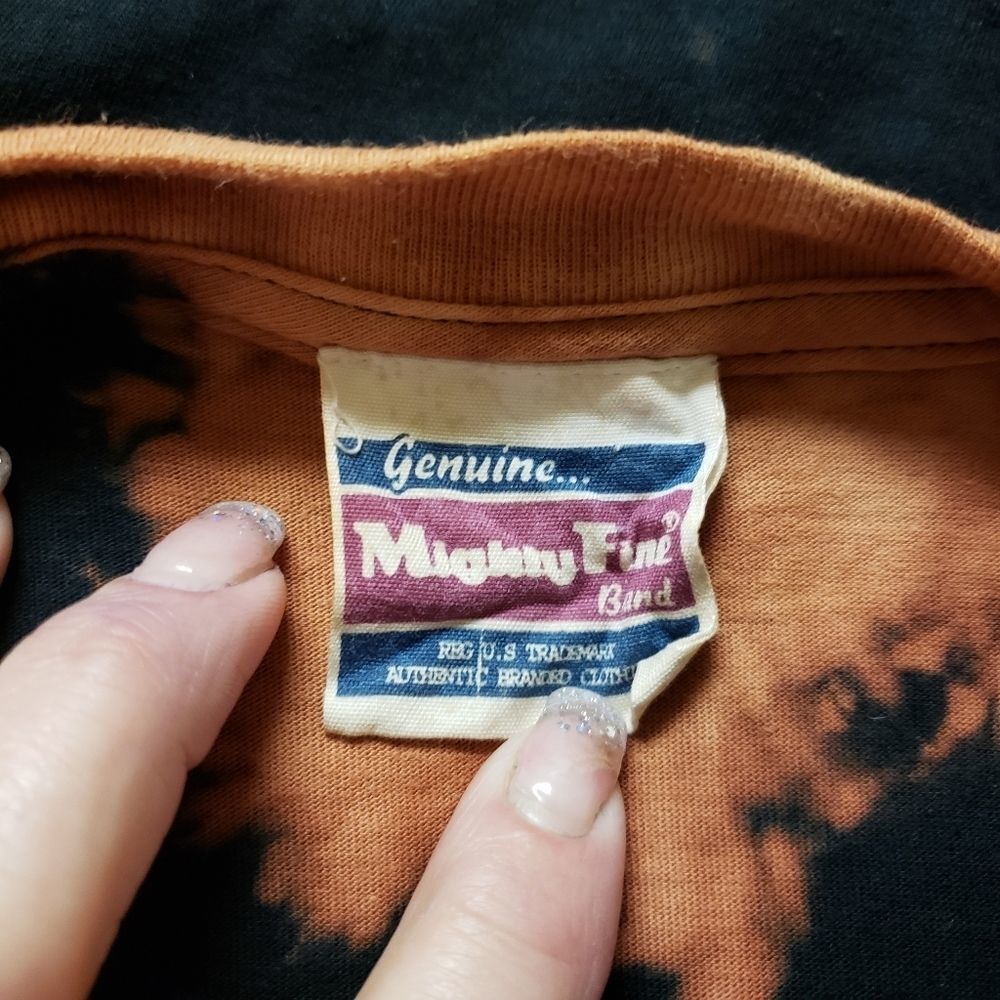 Custom Bleach Dye Firebird Short Sleeve Shirt - Picture 5 of 6